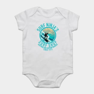 Surf Ninjas Australian Surf Shop Summer Beach Surfing Baby Bodysuit